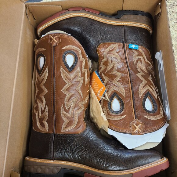 Twisted X 12" Western Work Boot 11D - Picture 4 of 6